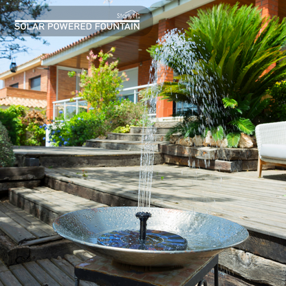 Solar Powered Fountain