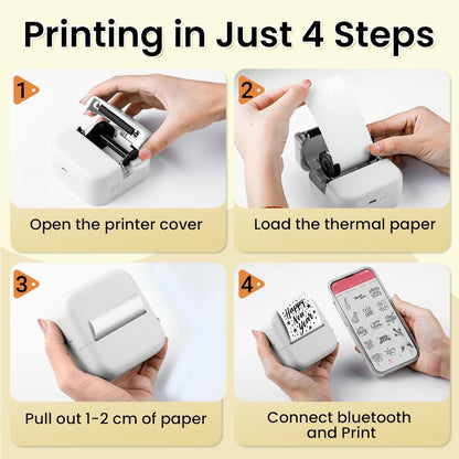 M2 Mini Impresora Térmica Portátil Bluetooth & WiFi – Imprime Donde Quieras 🖨️📱