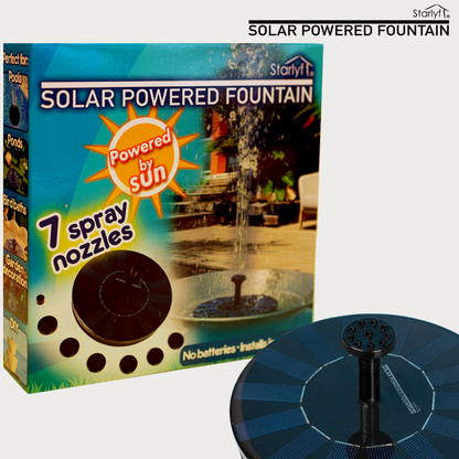 Solar Powered Fountain