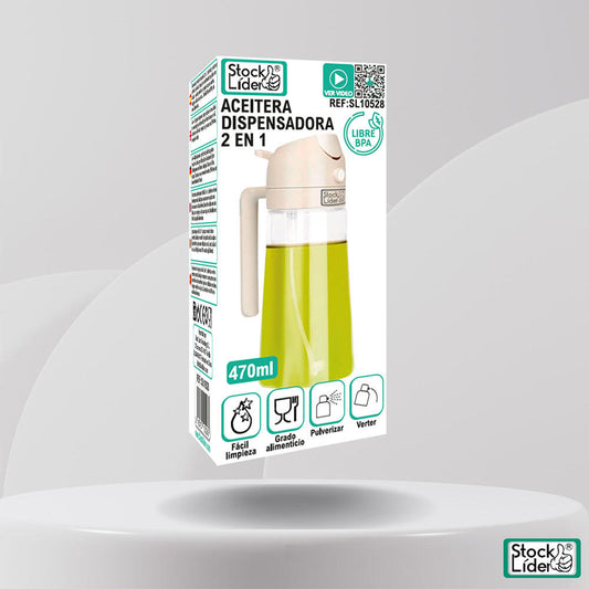 Aceitera dispensadora 2 en 1