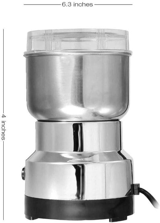 molinillo eléctrico de café/frijol de 300 W en acero inoxidable