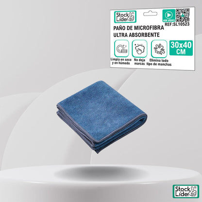 Paño de microfibra ultra absorbente 10un